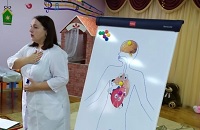 Очередной урок «Школы здоровья» для малышей