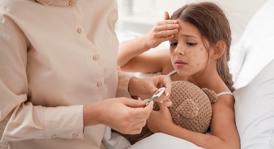 Температура при ветрянке